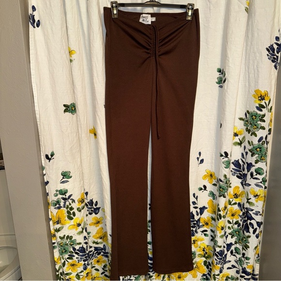 Princess Polly Brown Flared Woman’s Pants - Picture 1 of 5